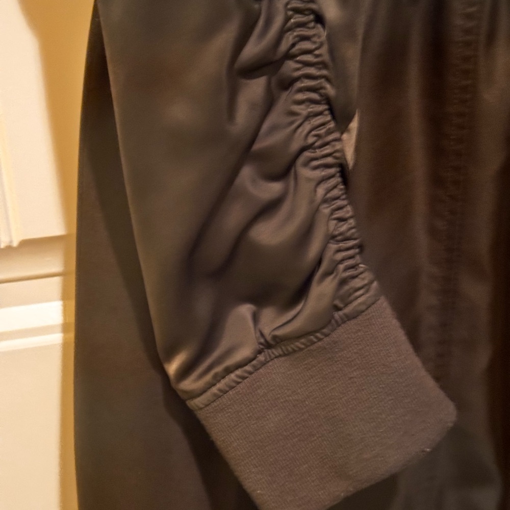 Sam Edelman Elongated Drawstring Jacket Dark Oliv… - image 4